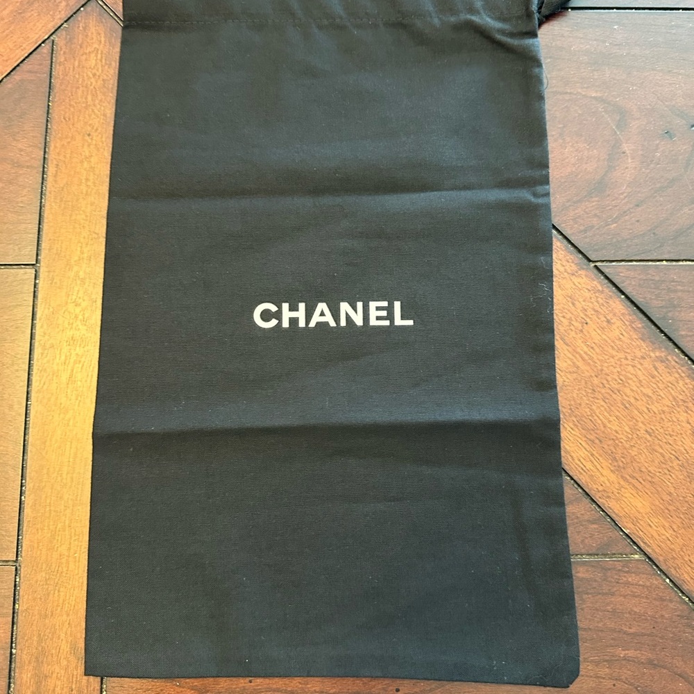 Authentic Chanel Black Dust Bag
